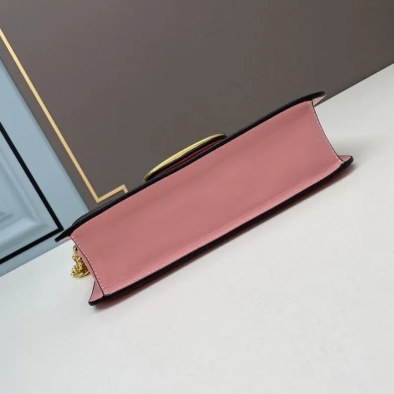 Valentino Pink Large Satchel Bag 770 - Image 5