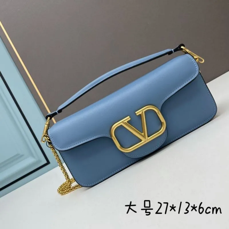 Valentino Large Leather Satchel Bag Model 771 Gold Hardware - Image 8