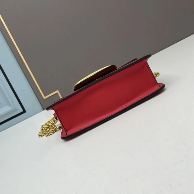 Valentino Red Small Satchel Bag - Image 4