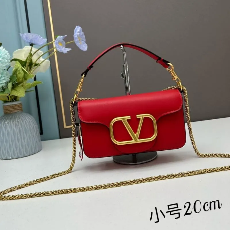 Valentino Red Small Chain Satchel Bag
