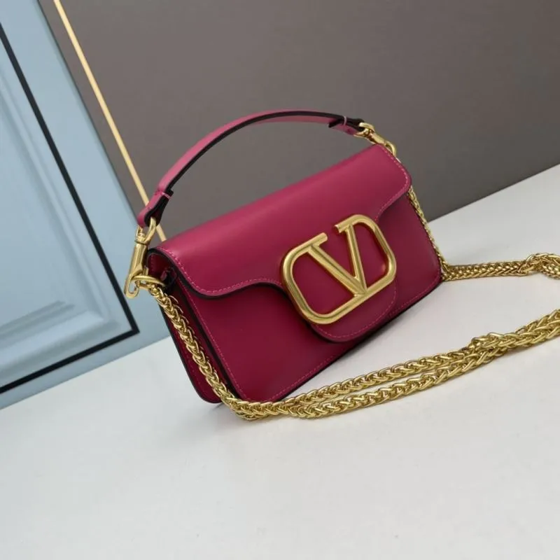Valentino Pink Chain Satchel Bag 780