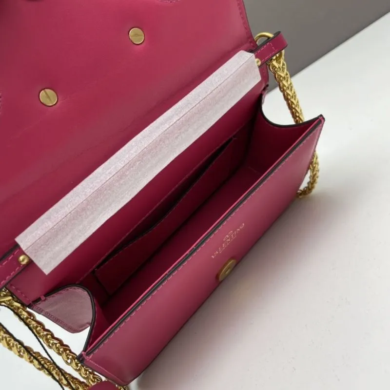 Valentino Pink Chain Satchel Bag 780 - Image 6