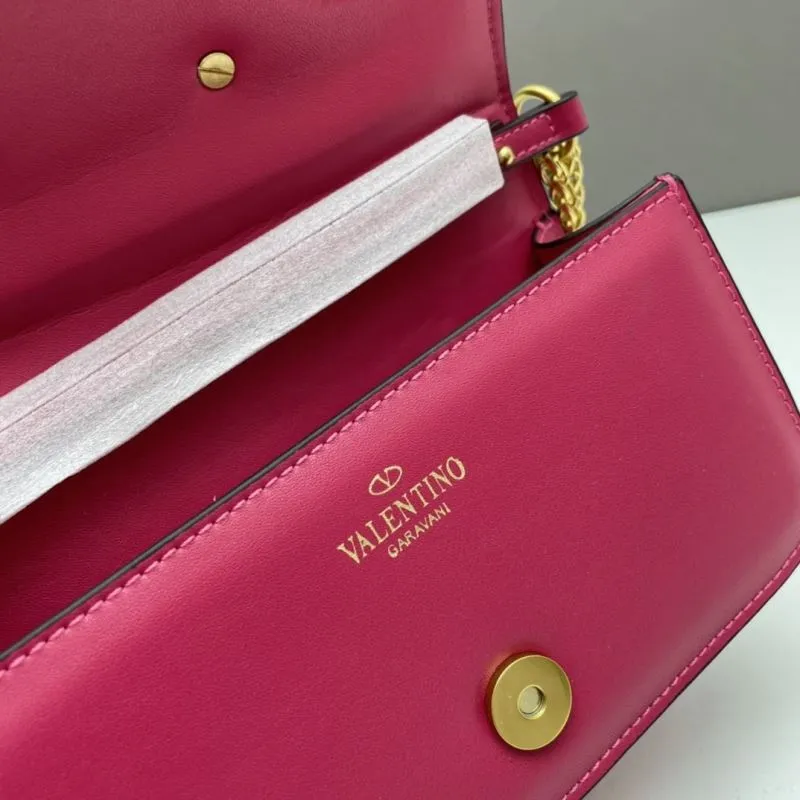 Valentino Pink Chain Satchel Bag 780 - Image 7