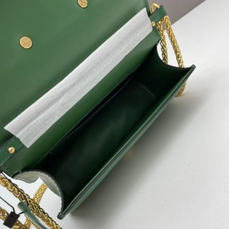 Valentino Green Satchel Bag 783 - Image 6