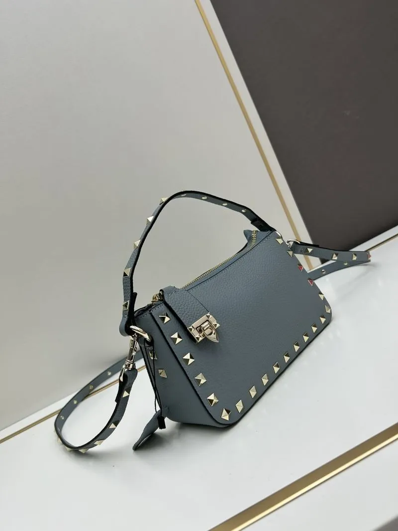 Alternative view of Valentino Blue Studded Satchel Bag 789