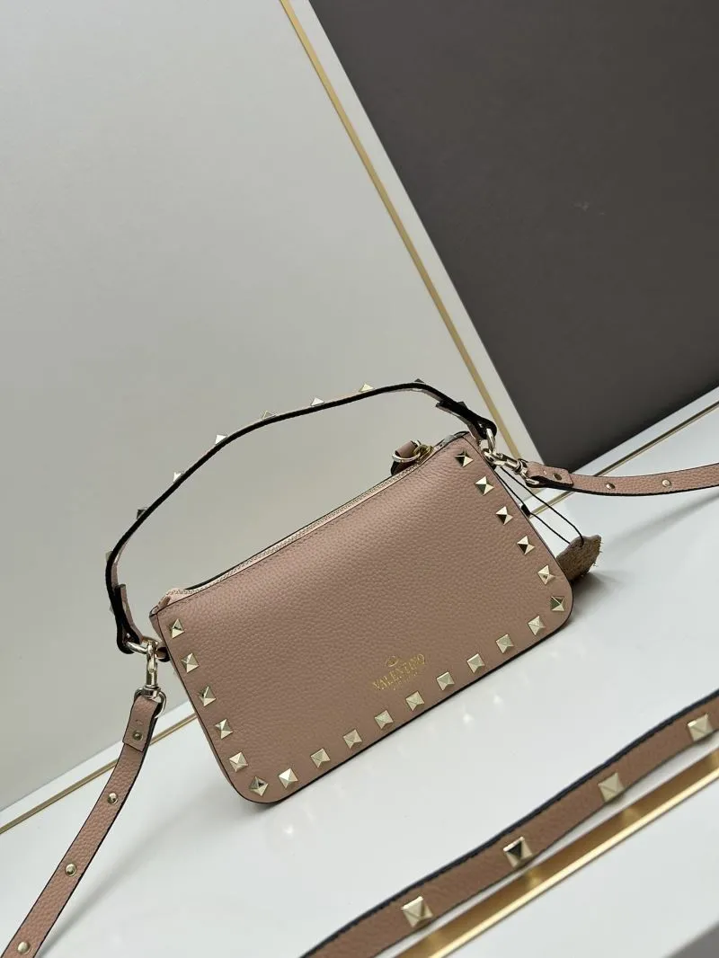 Valentino Pink Leather Satchel Bag 792 - Image 3