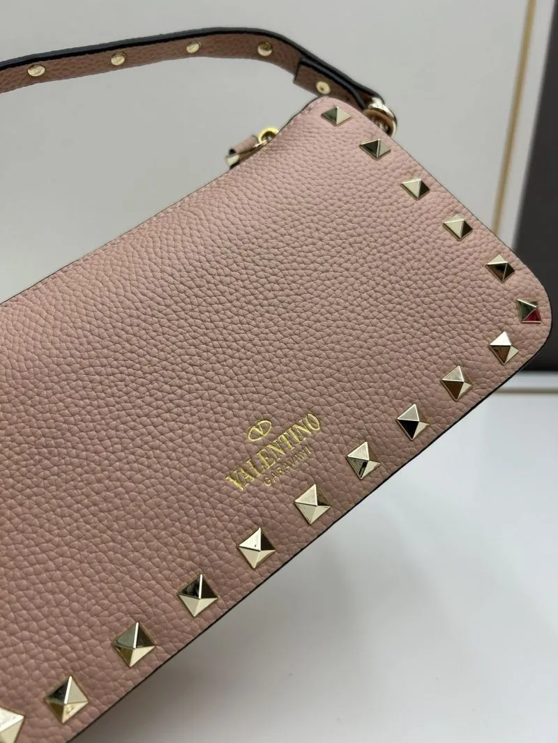 Valentino Pink Leather Satchel Bag 792 - Image 6