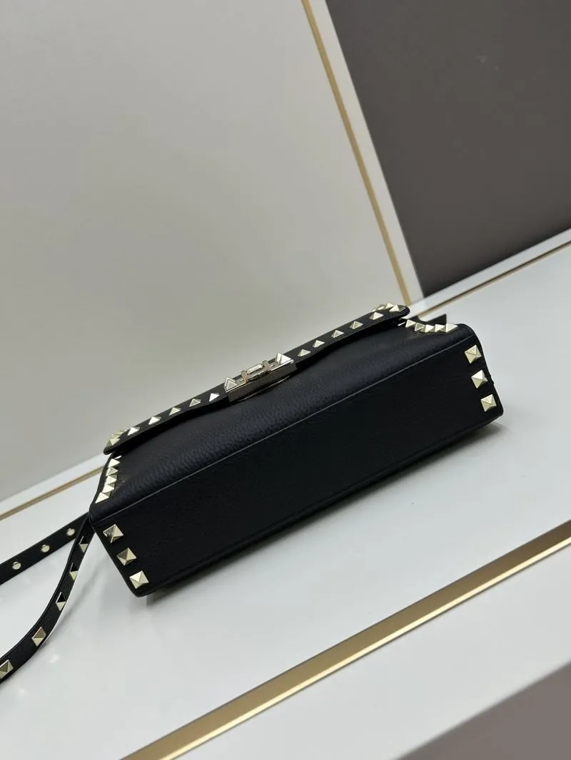 Valentino Black Crossbody Satchel Bag 0133 - Image 6