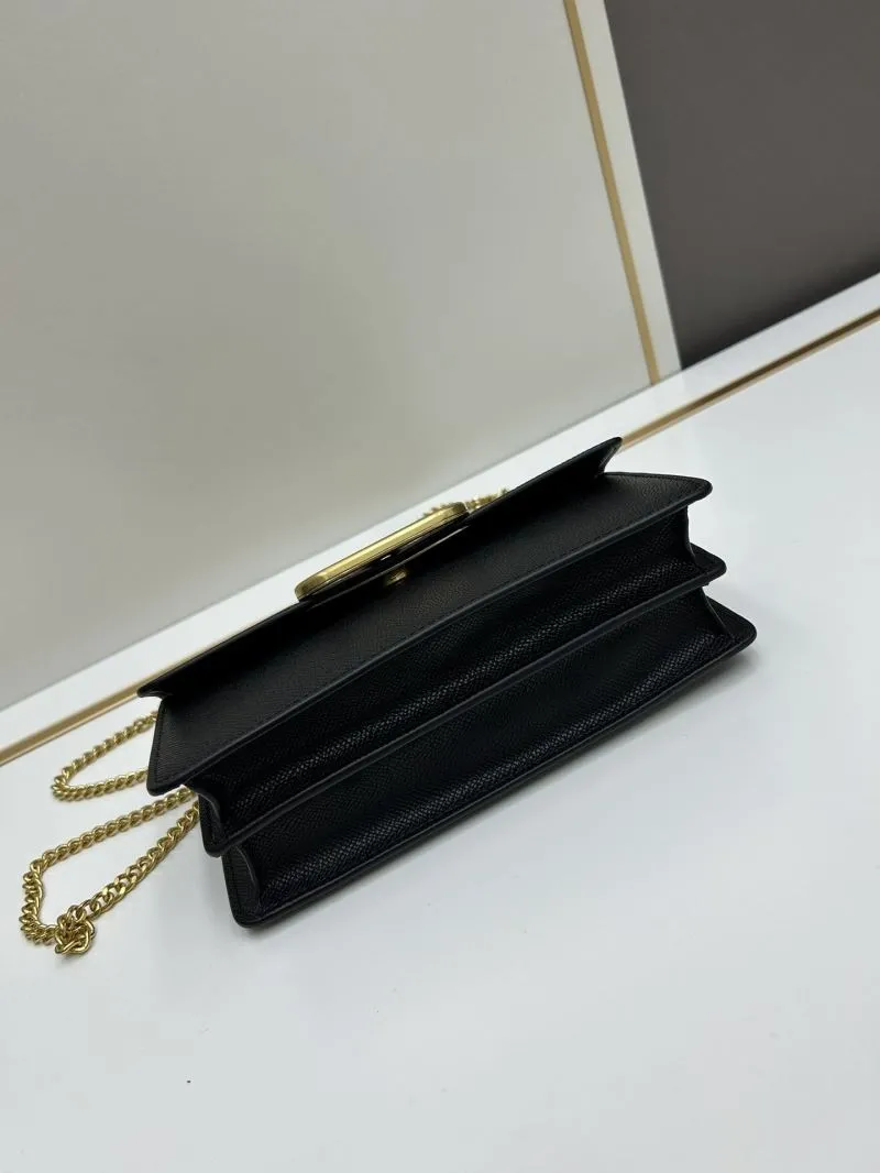 Valentino Black Chain Crossbody Bag 0131 - Image 5