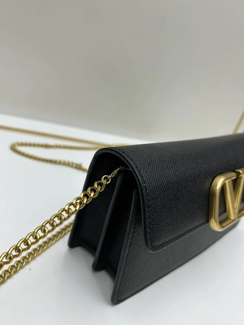 Valentino Black Chain Crossbody Bag 0131 - Image 6