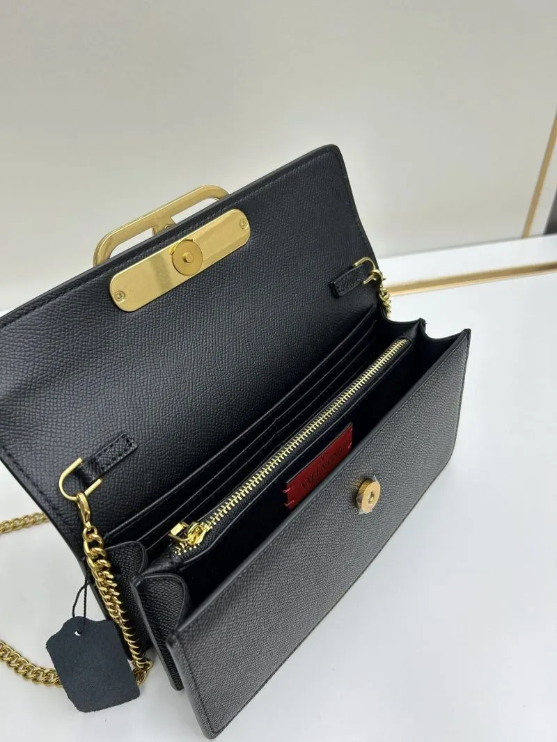 Valentino Black Chain Crossbody Bag 0131 - Image 7