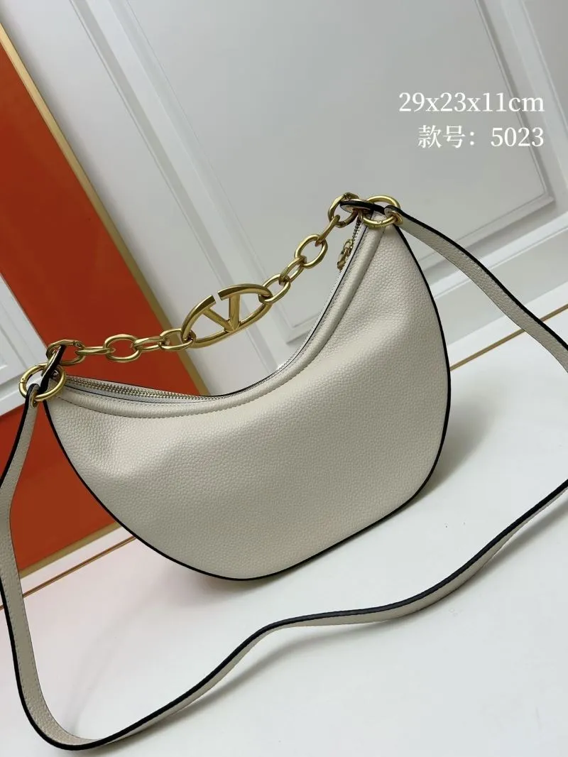 Alternative view of Valentino Cream Hobo Shoulder Bag Style 5023