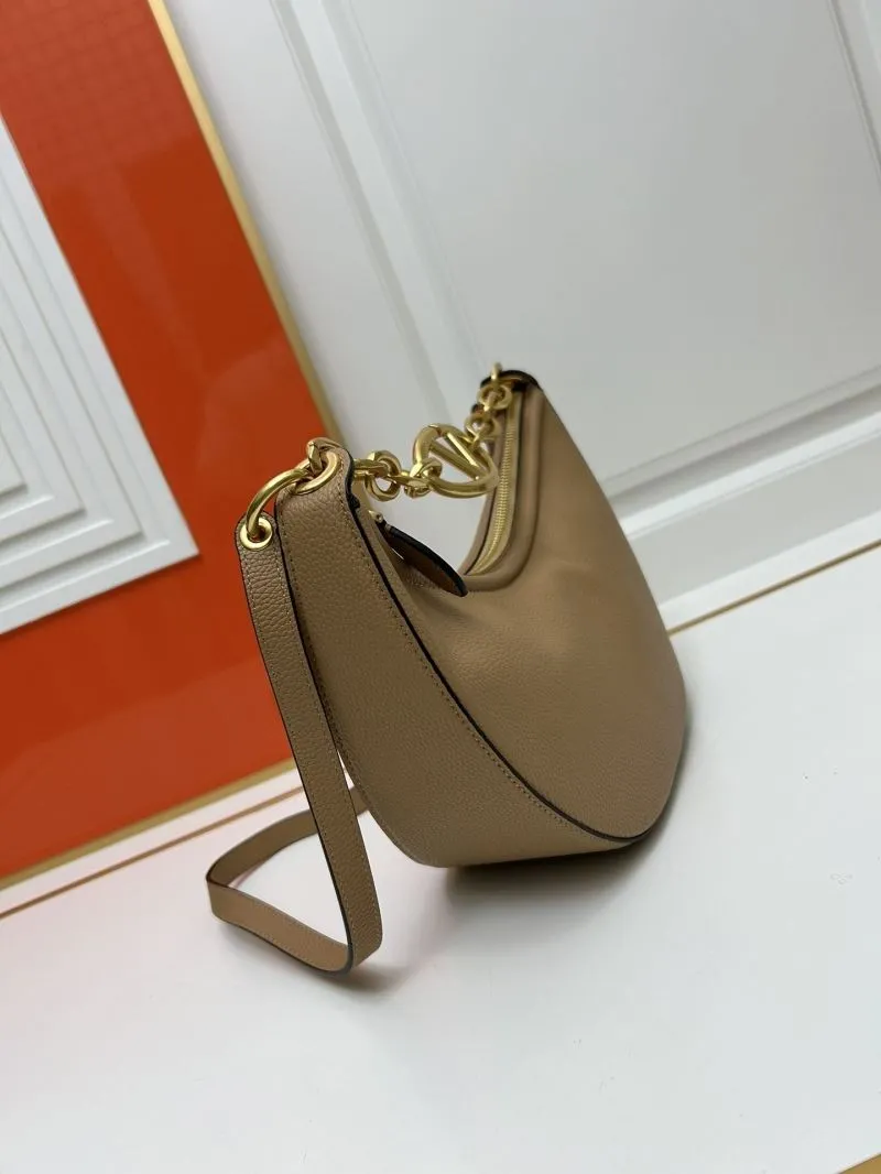 Alternative view of Valentino Tan Hobo Bag 29x23x11cm Model 5023