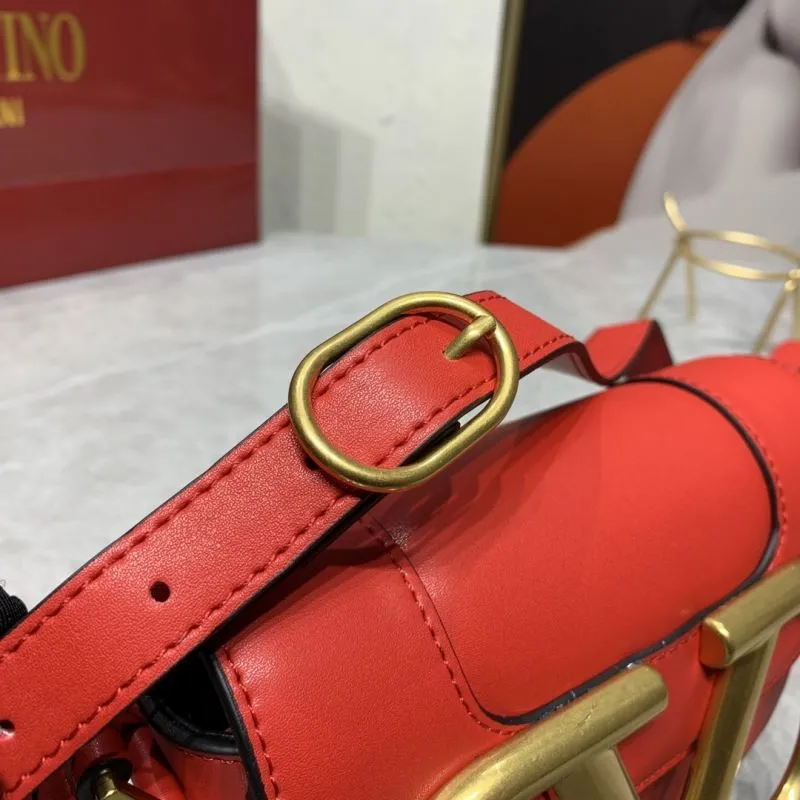 Valentino Red Leather Crossbody Bag 836 - Image 5
