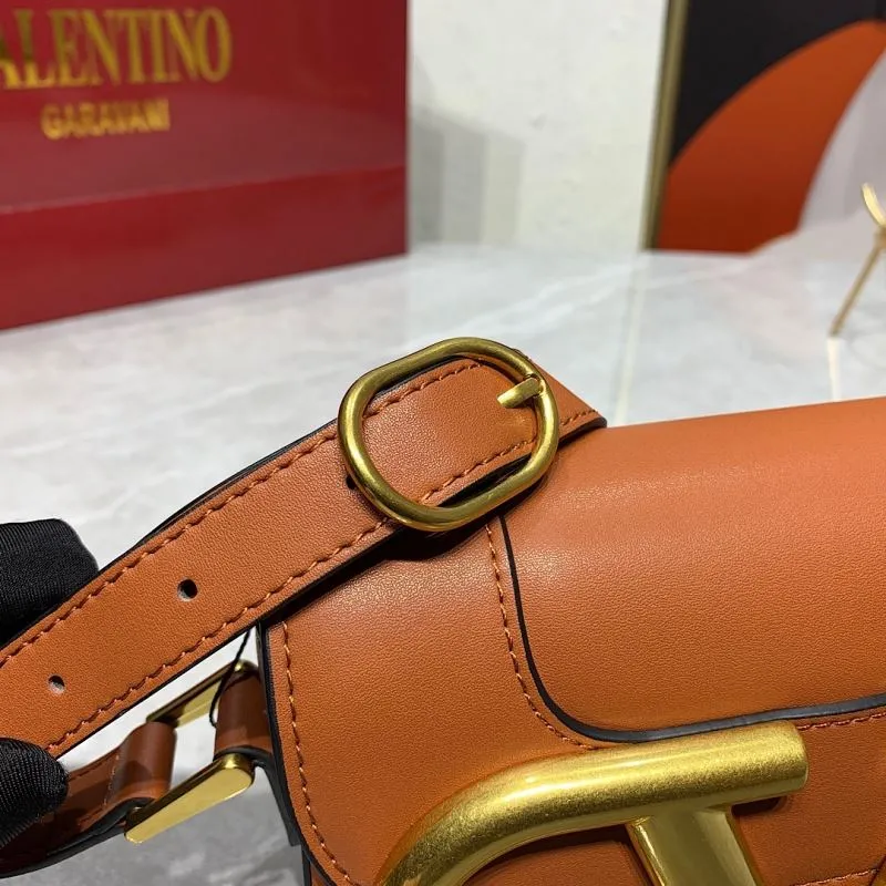 Valentino Garavani Brown Crossbody Bag 837 - Image 5