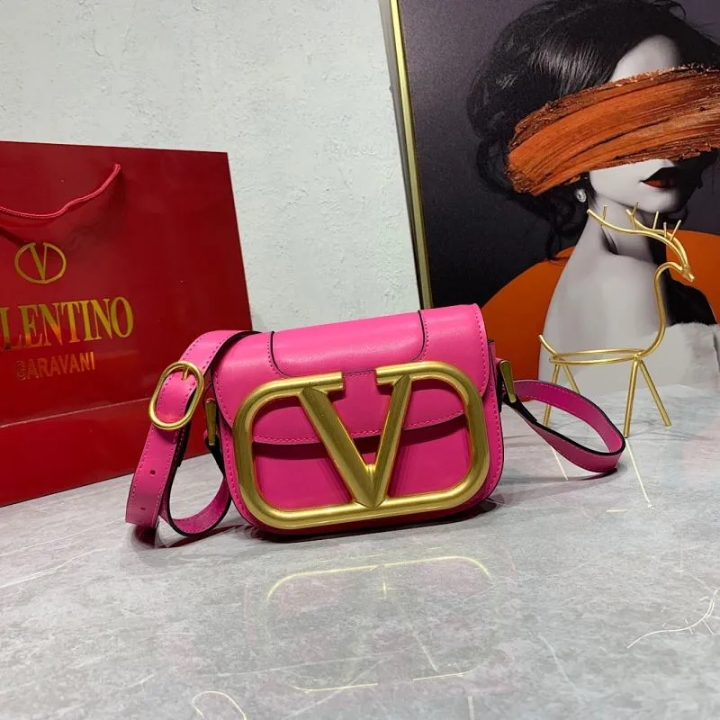 Valentino Garavani Pink Crossbody Satchel Bag 839