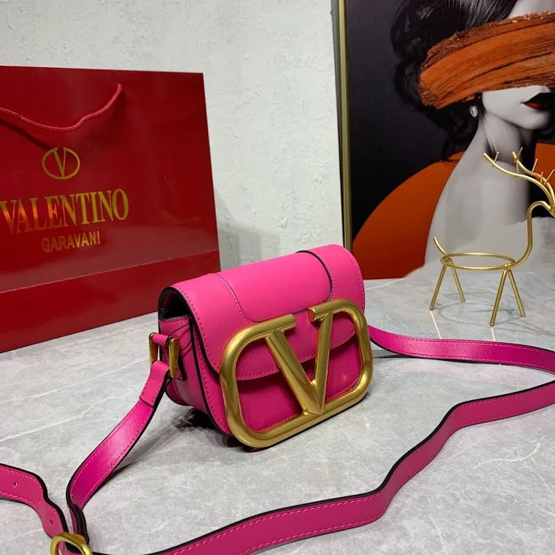 Alternative view of Valentino Garavani Pink Crossbody Satchel Bag 839