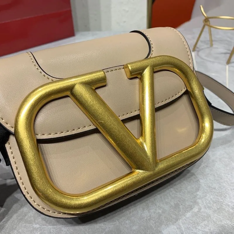 Valentino Garavani Beige Crossbody Bag 841 - Image 4