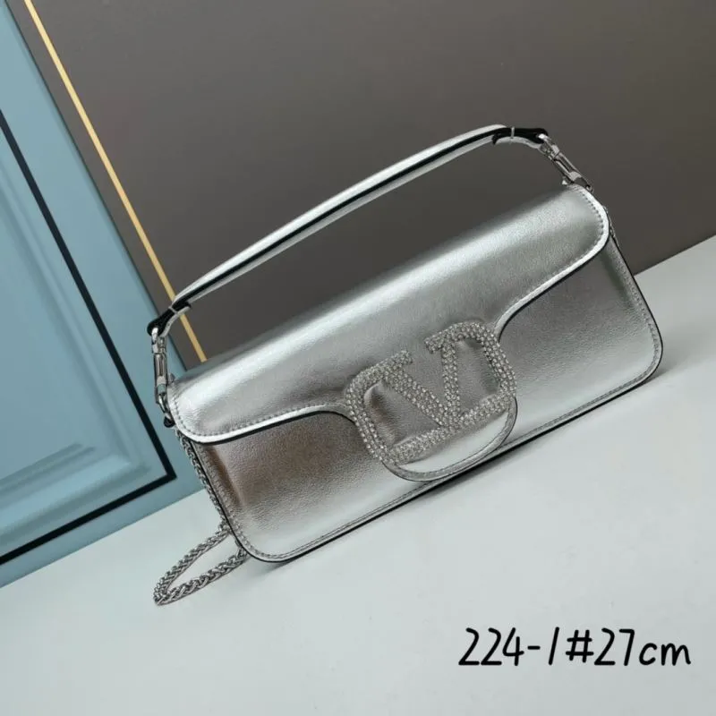 Alternative view of Valentino Crystal Embellished Satchel Shoulder Bag 224-1 27cm