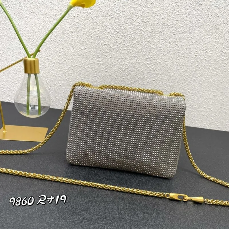 Alternative view of Valentino Gray Studded Satchel Bag 9860 Size 19