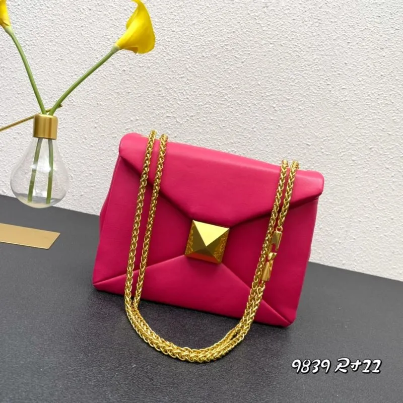 Valentino Hot Pink Satchel Bag Size 22 SKU 9839