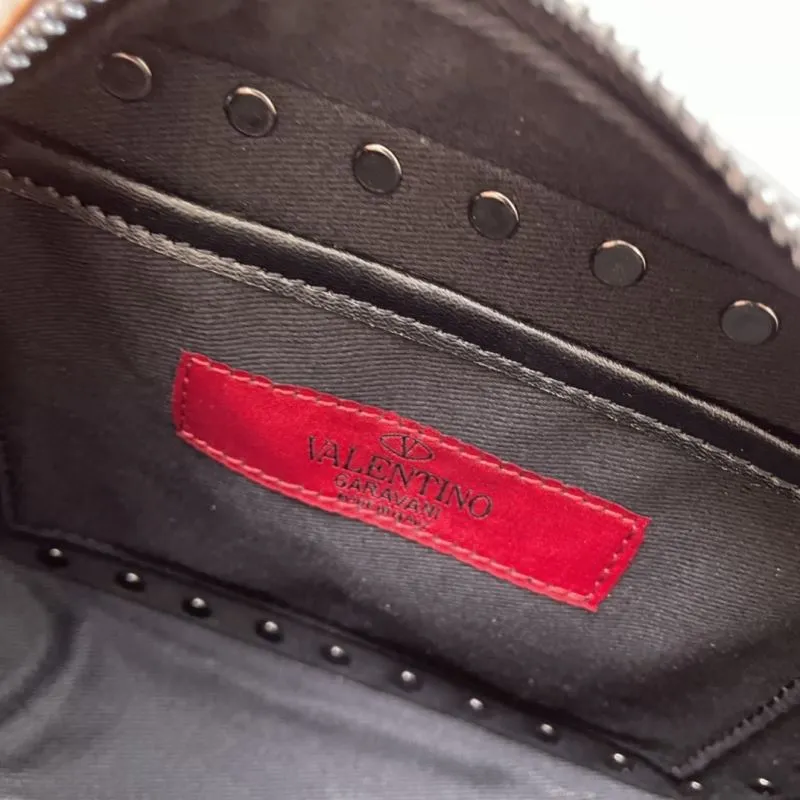 Valentino Black Studded Crossbody Camera Bag 18cm 771# - Image 9