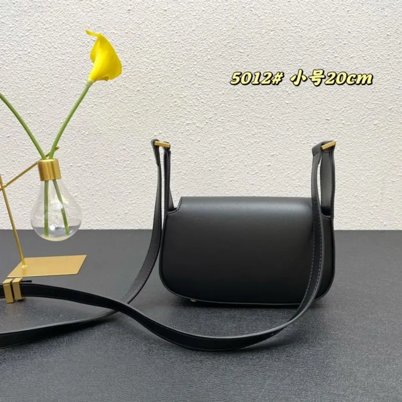 Valentino 5012 Small Black Leather Satchel Bag - Image 3