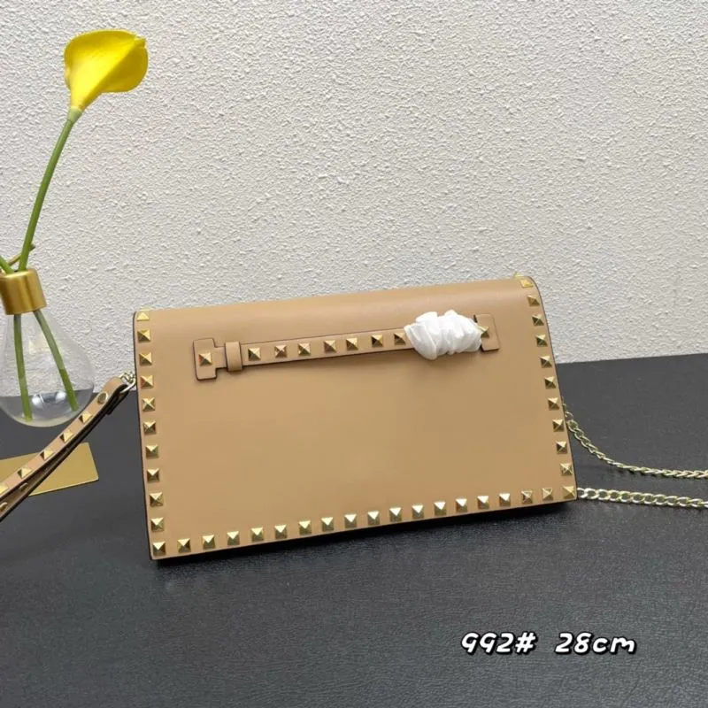 Valentino Beige Satchel Bag 992 28cm - Image 3