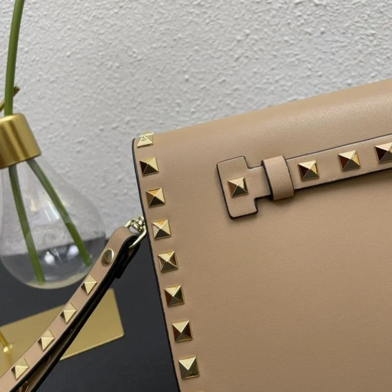 Valentino Beige Satchel Bag 992 28cm - Image 4