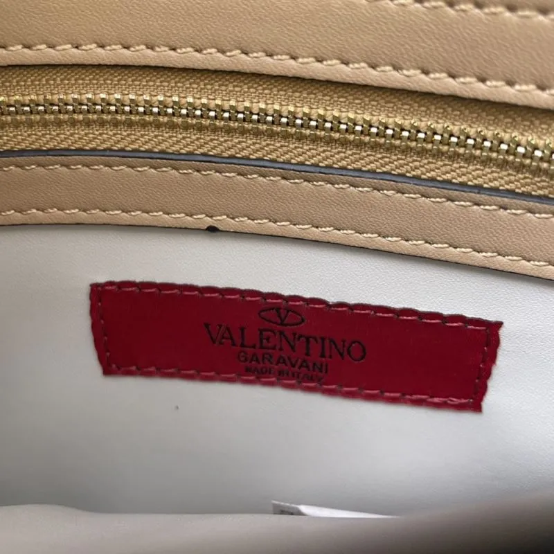 Valentino Beige Satchel Bag 992 28cm - Image 9