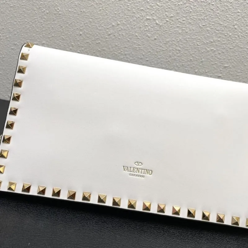 Valentino White Chain Crossbody Bag 992 28cm - Image 6