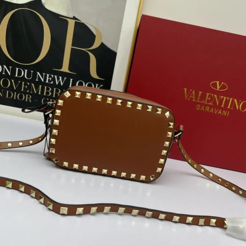 Valentino Brown Crossbody Camera Bag 930