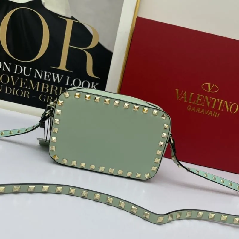 Valentino Garavani Mint Green Crossbody Satchel Bag 931