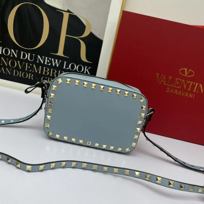 Valentino Garavani Light Blue Crossbody Camera Bag 933