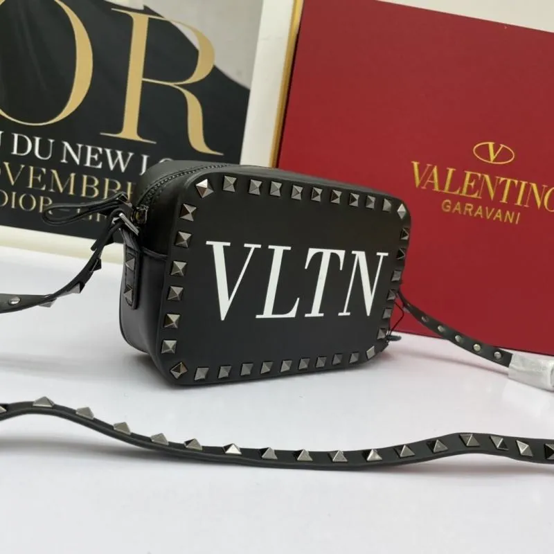 Alternative view of Valentino Black VLTN Crossbody Camera Bag 935