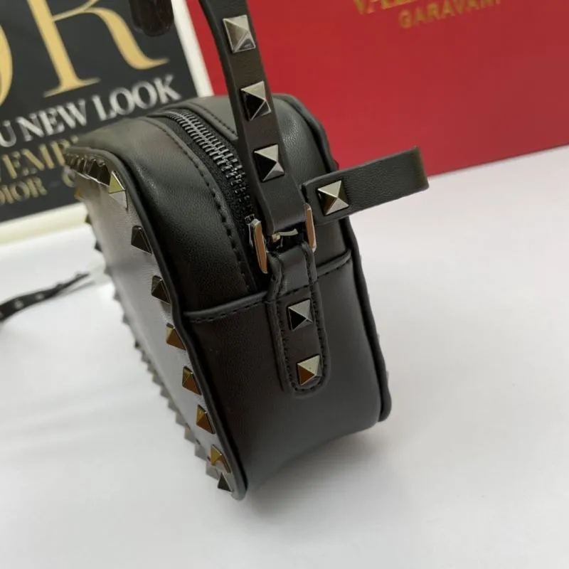 Valentino Black VLTN Crossbody Camera Bag 935 - Image 6