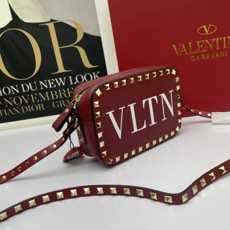 Alternative view of Valentino Red VLTN Crossbody Camera Bag 936
