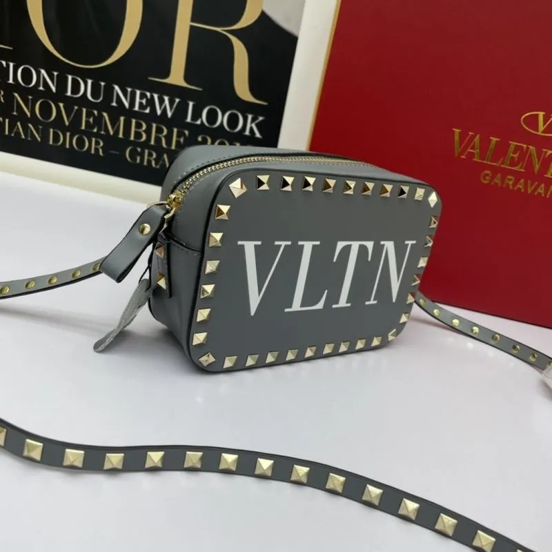 Alternative view of Valentino Gray VLTN Crossbody Camera Bag 938