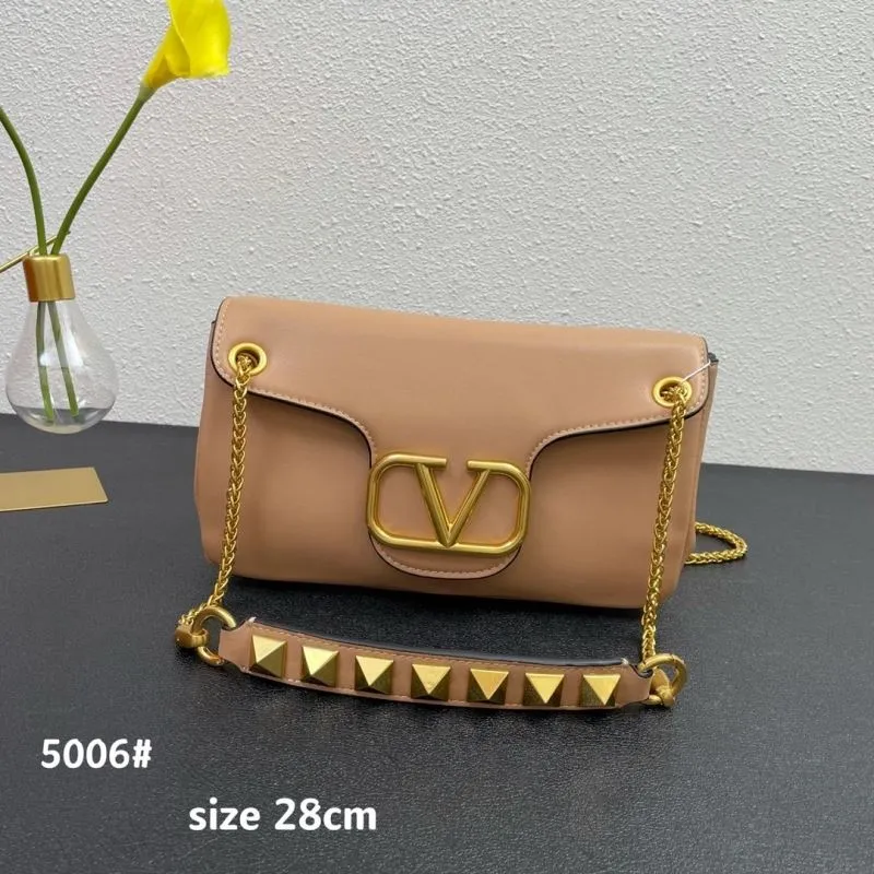 Valentino Beige Shoulder Bag 5006 Size 28cm