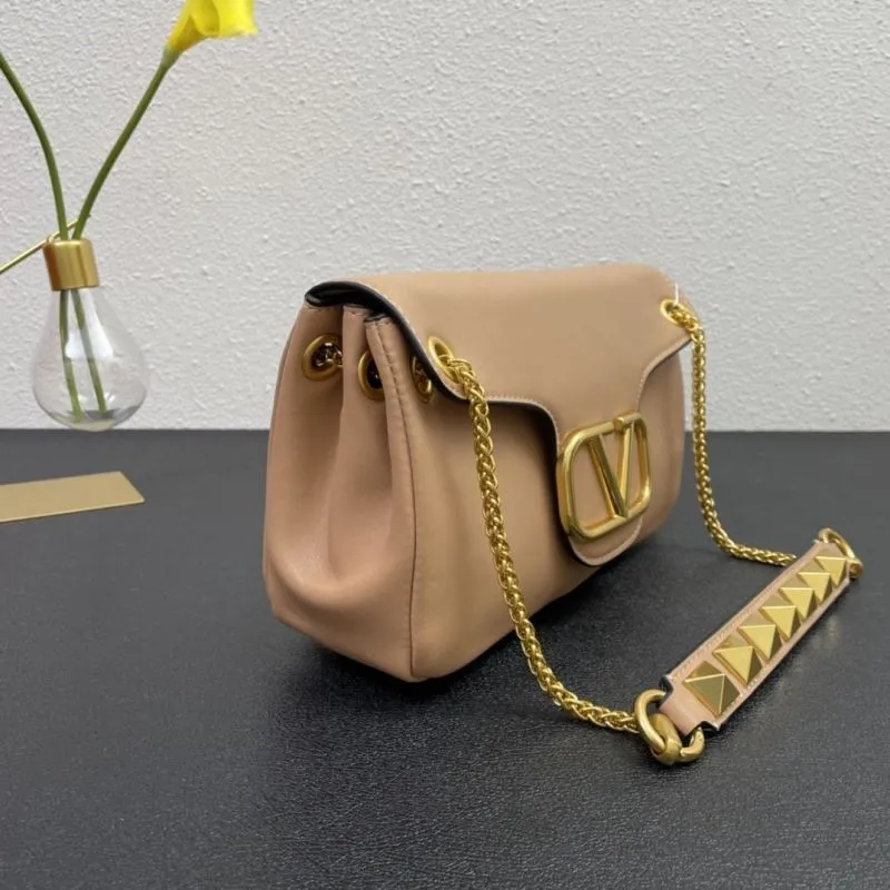 Valentino Beige Shoulder Bag 5006 Size 28cm - Image 5