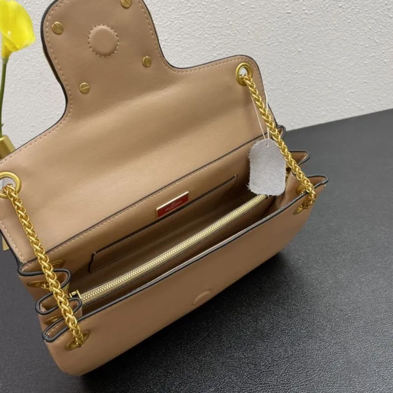 Valentino Beige Shoulder Bag 5006 Size 28cm - Image 8