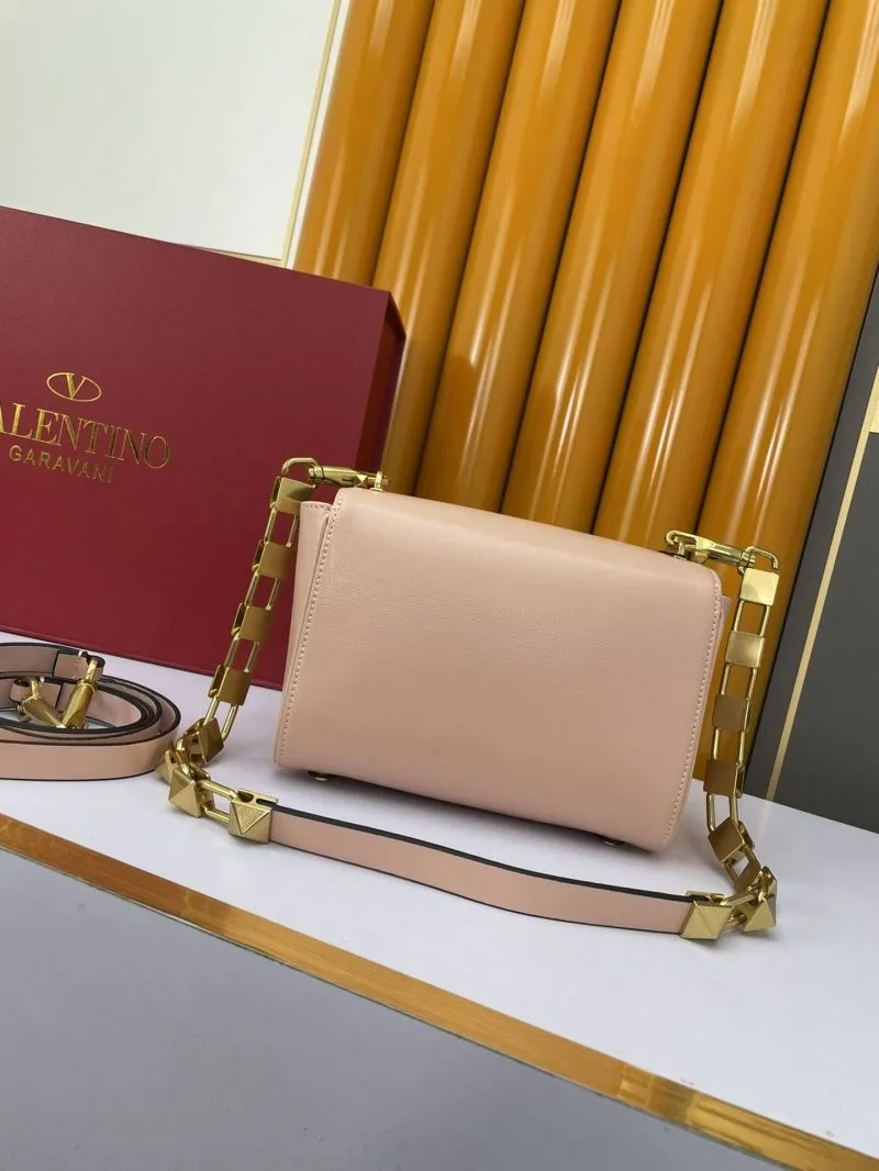 Valentino Pink Satchel Crossbody Bag 972 - Image 3