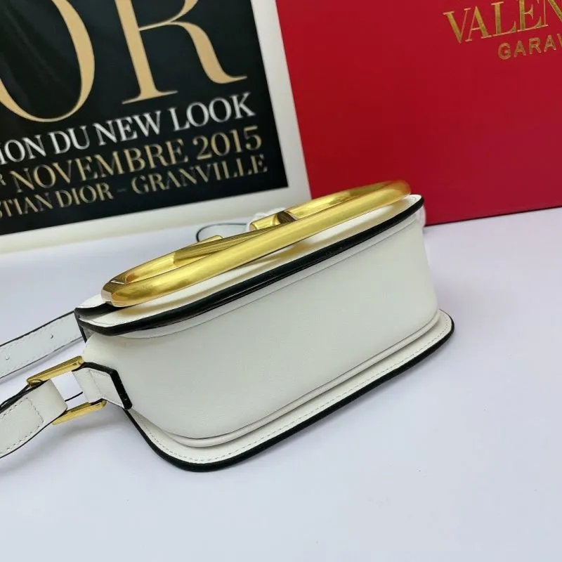 Valentino Garavani White Crossbody Satchel Bag 997 - Image 5