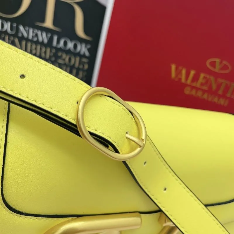 Valentino Yellow Crossbody Bag 1020 - Image 6
