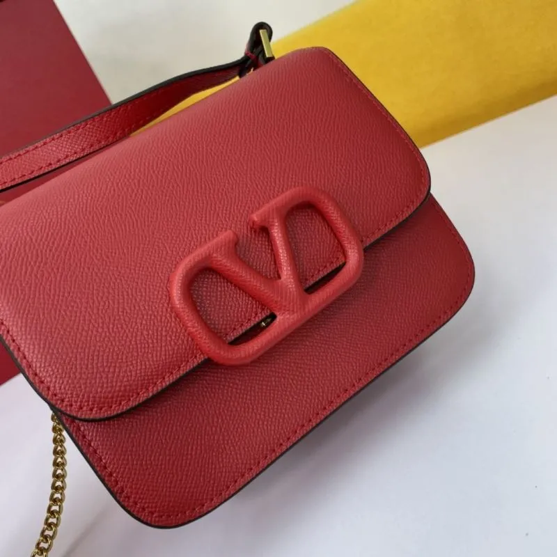Valentino Garavani Red Crossbody Bag 1029 - Image 4