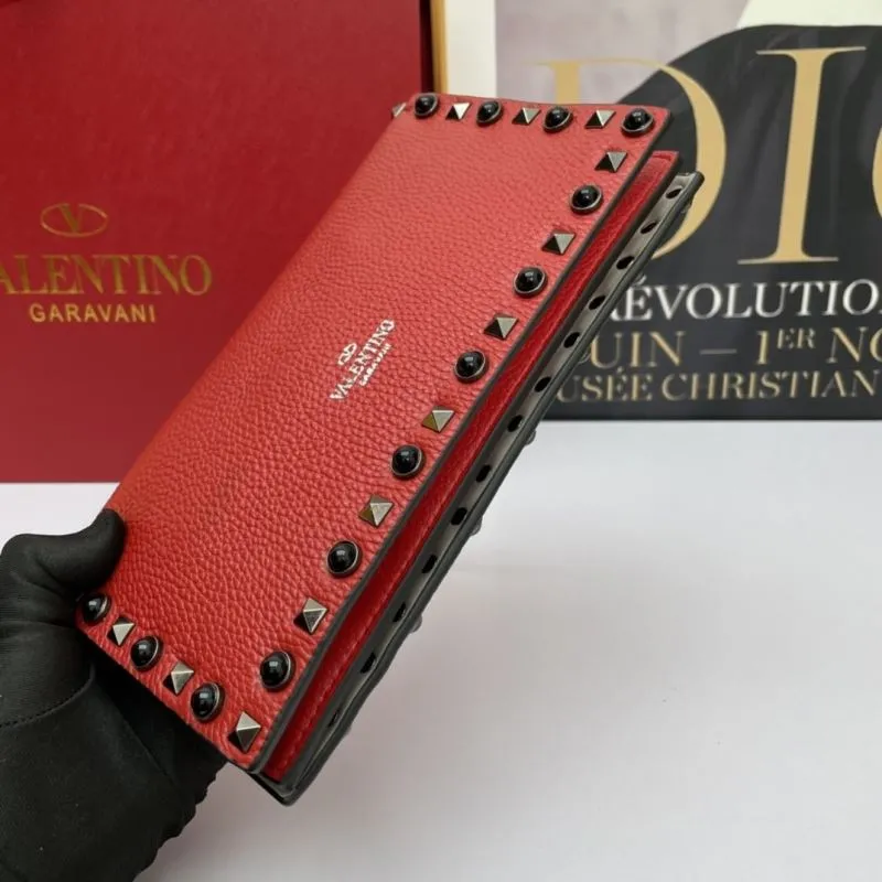 Valentino Red Leather Crossbody Satchel Bag 1038 - Image 4