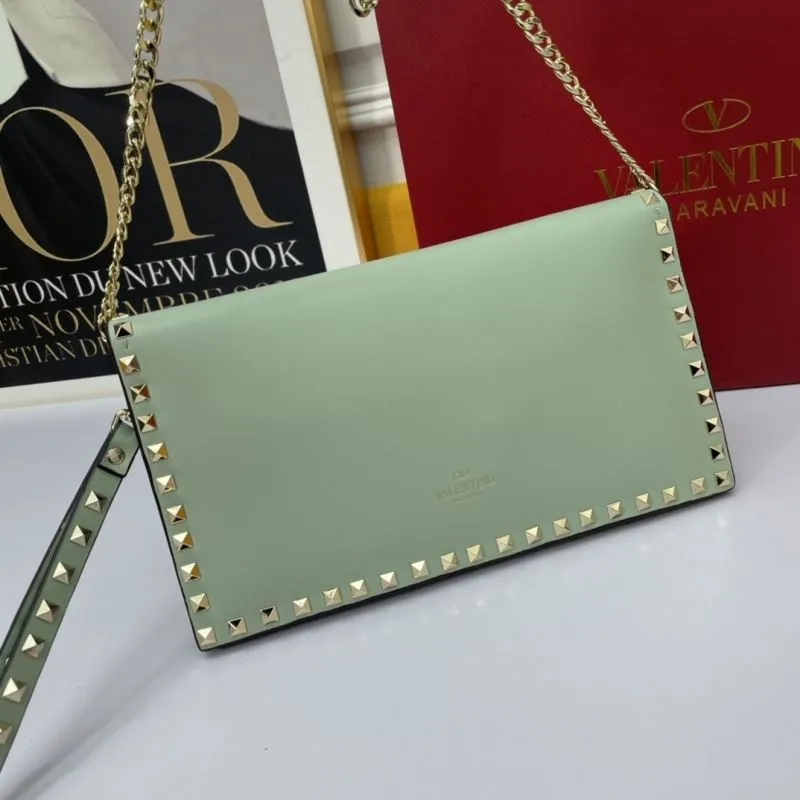Alternative view of Valentino Mint Green Rockstud Satchel Bag 1056