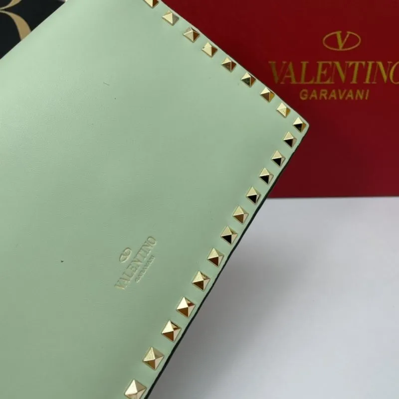 Valentino Mint Green Rockstud Satchel Bag 1056 - Image 5