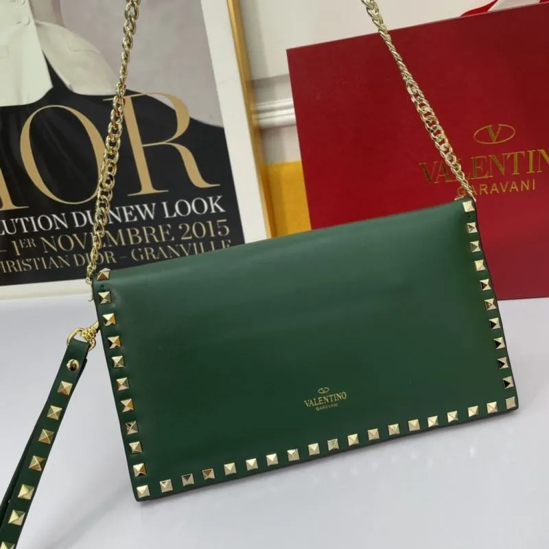 Alternative view of Valentino Green Rockstud Crossbody Bag