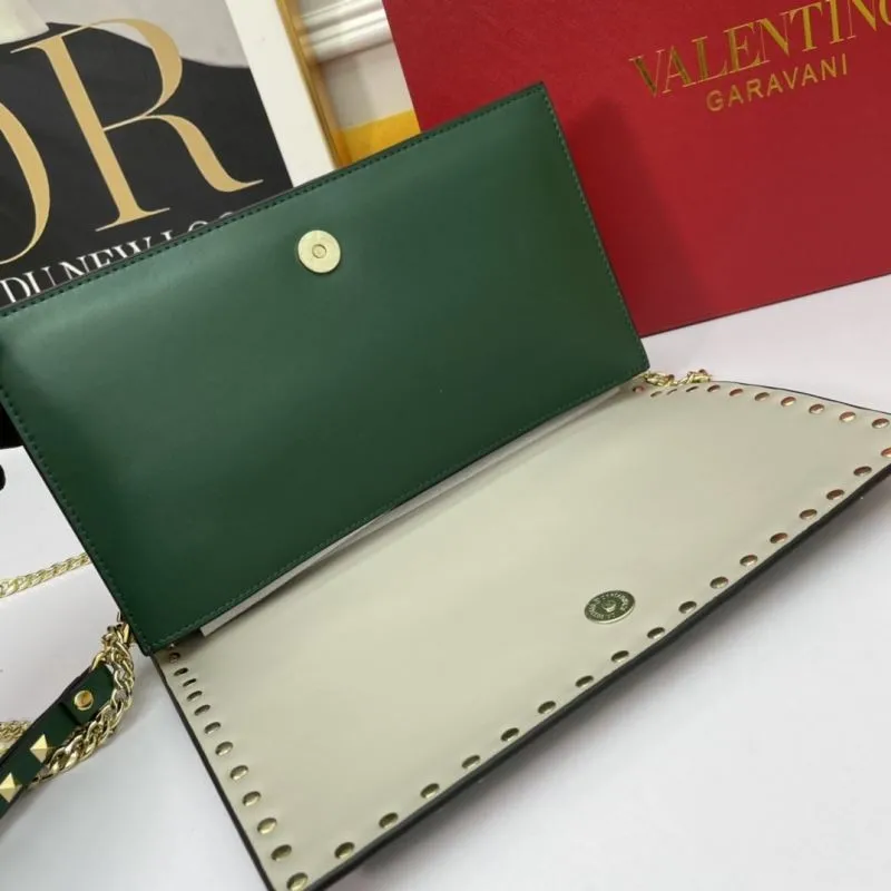 Valentino Green Rockstud Crossbody Bag - Image 4